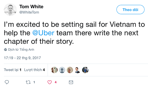 Uber Việt Nam có Tổng giám đốc mới thay thế ông ông Đặng Việt Dũng  ảnh 1