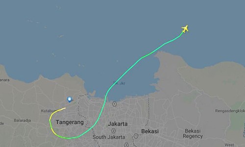 Máy bay chở 188 người rơi xuống biển ở Indonesia ảnh 1