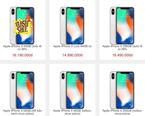 iPhone X đã qua sử dụng tràn về Việt Nam, giá xuống 16 triệu đồng ảnh 1