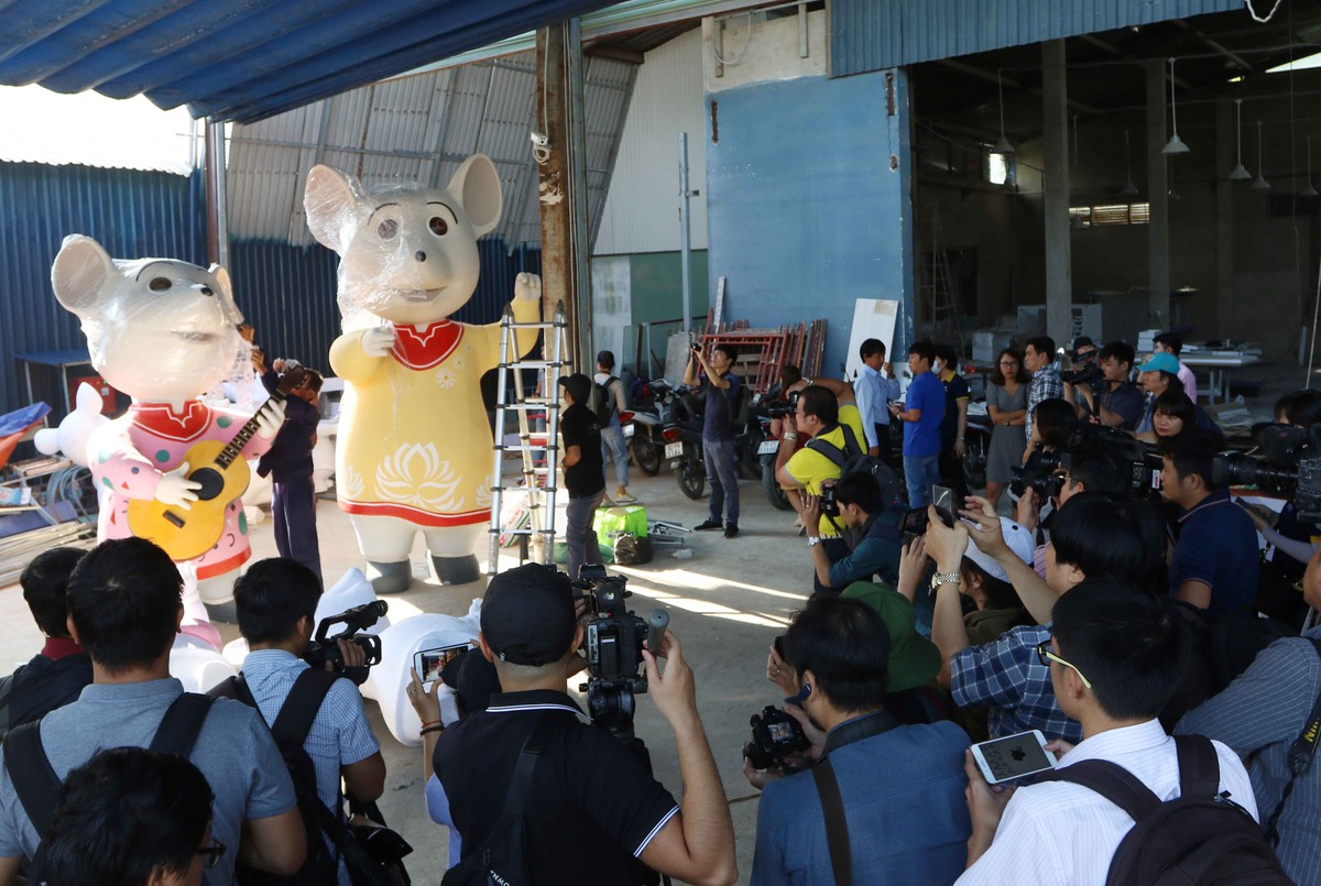 Gia đình chuột sẽ là tuyệt phẩm tạo hình linh vật của năm ảnh 1