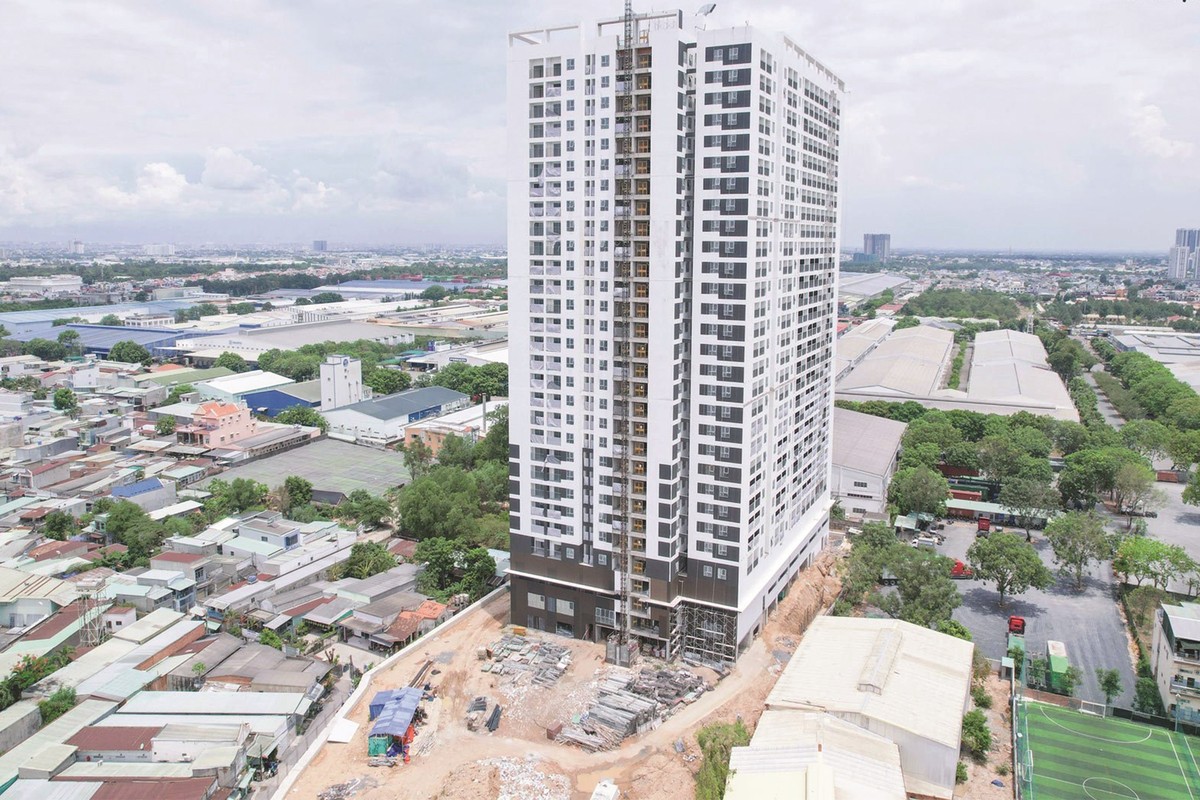 Dự án nhà ở xã hội New Lavida. Ảnh: Việt Dũng.