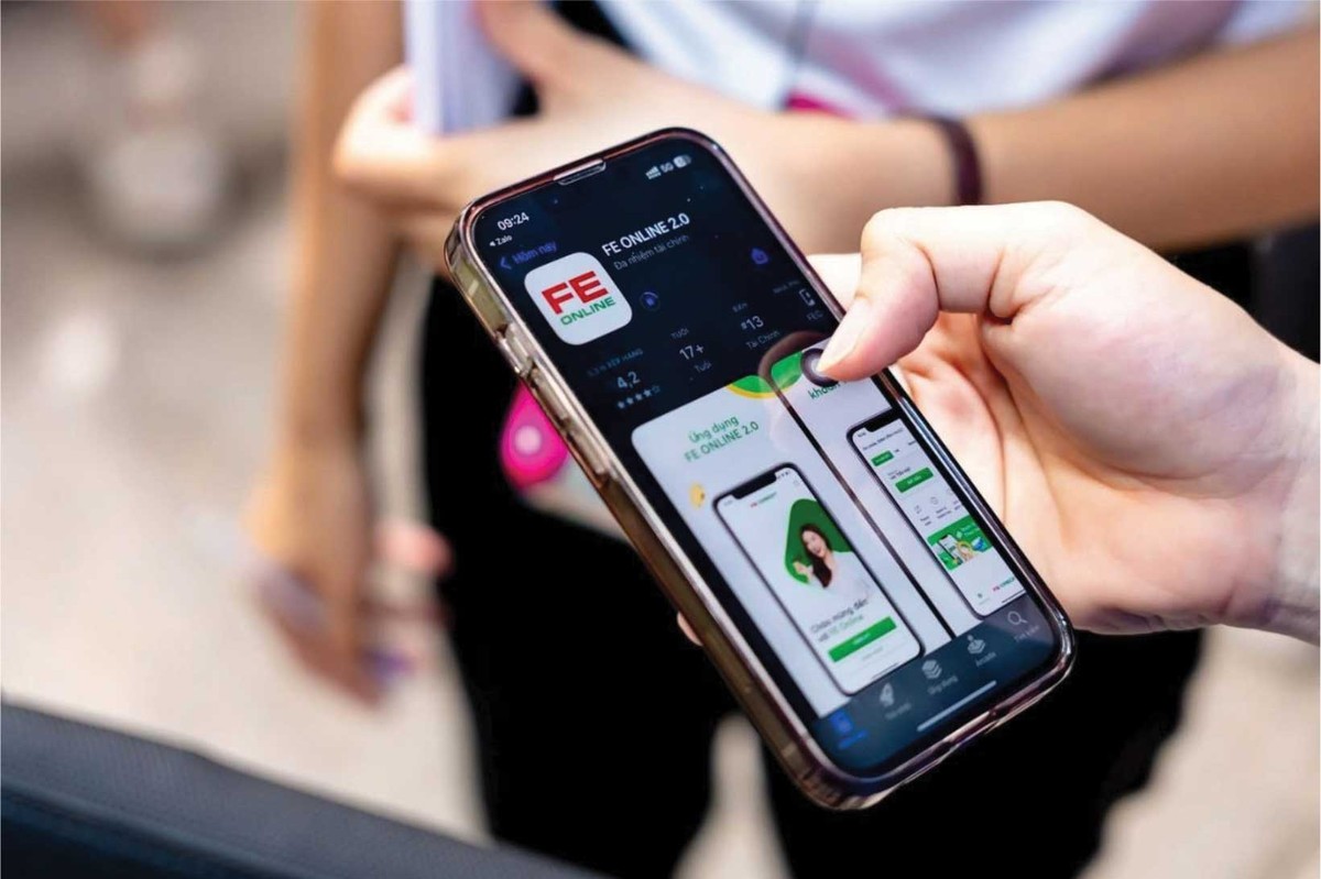 Nhiều hoạt động tương tác và giới thiệu ứng dụng FE ONLINE 2.0 đến khách tham quan.