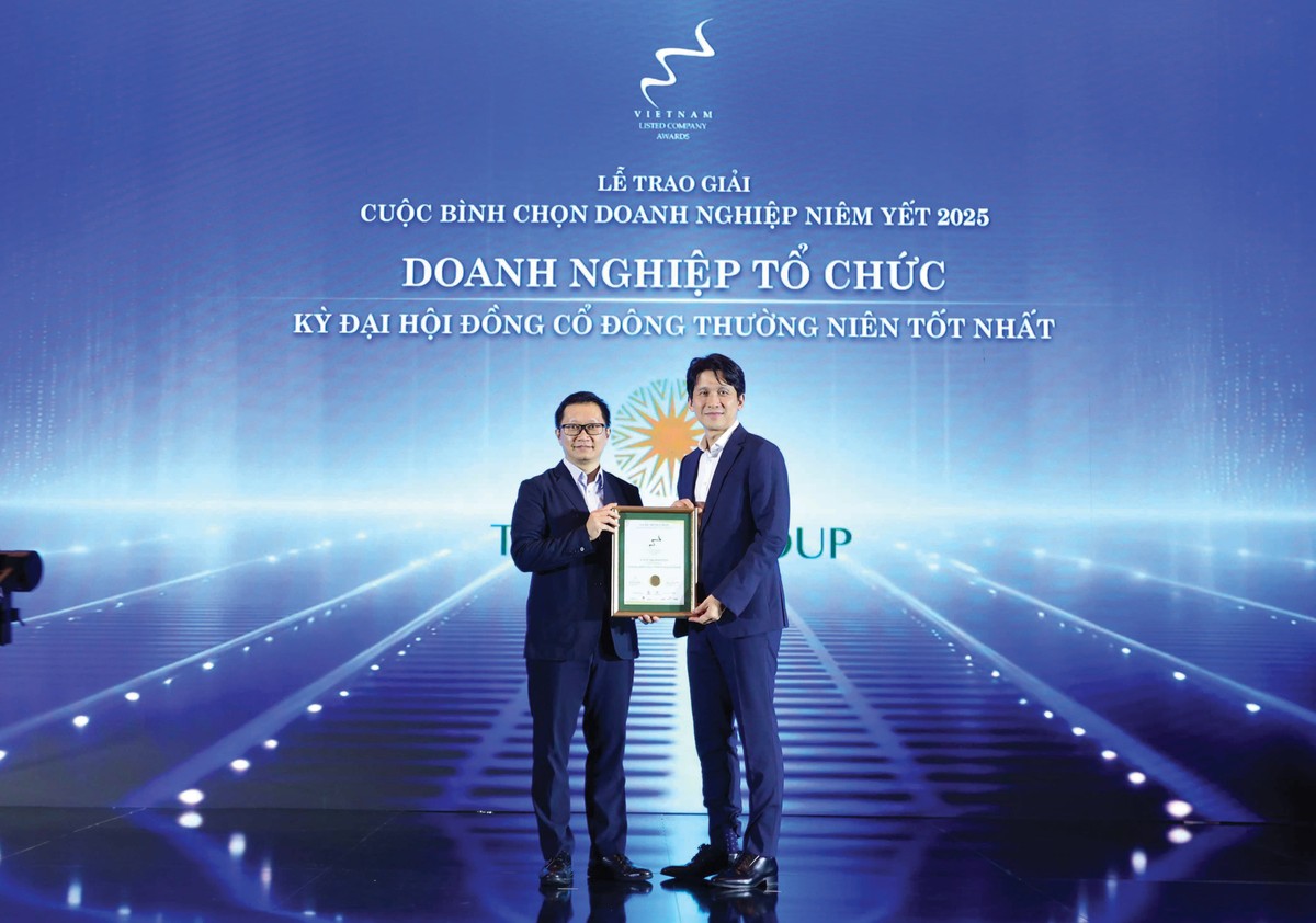 Tập đoàn PAN được vinh danh là “Doanh nghiệp tổ chức ĐHĐCĐ thường niên tốt nhất” tại lễ trao giải Cuộc bình chọn Doanh nghiệp niêm yết 2025