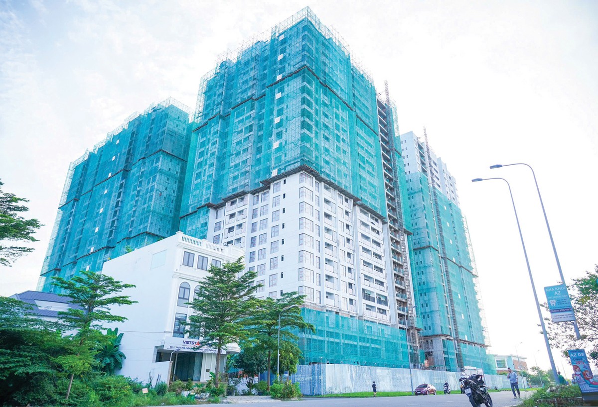 Dự án The Park Avenue đẩy nhanh tốc độ xây dựng sau khi hoàn tất pháp lý. Ảnh: Việt Dũng.