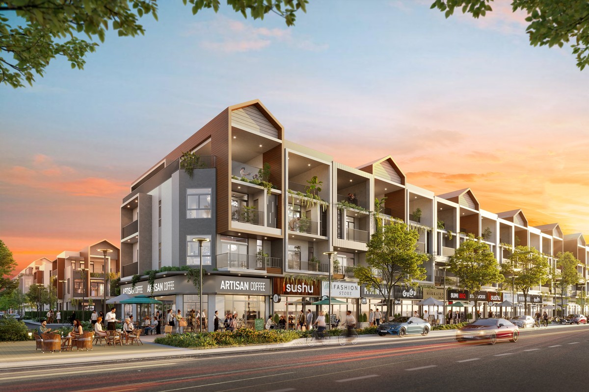 Artisan Park được phát triển theo mô hình phố thương mại ngoài trời, liền kề lối đi bộ, hình thành trải nghiệm "walk and shop" thuận tiện, kết nối giữa hoạt động kinh doanh và đời sống cư dân.