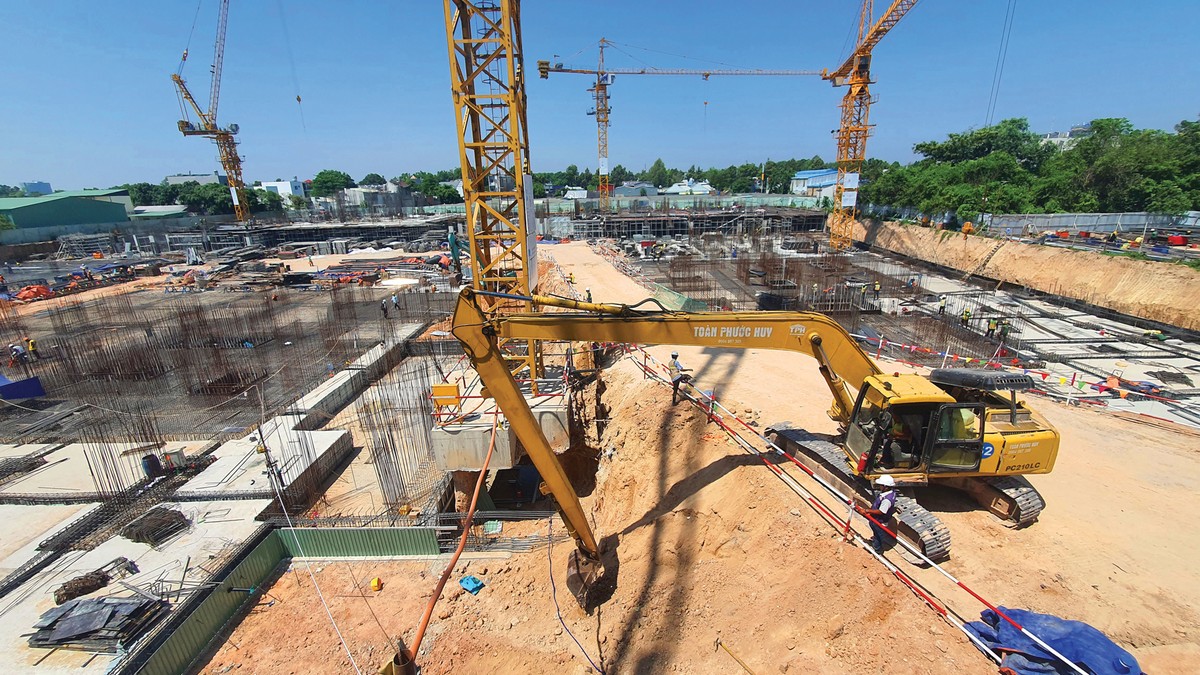 Nhiều dự án mới được triển khai tại phía Nam. Ảnh: Lê Toàn.