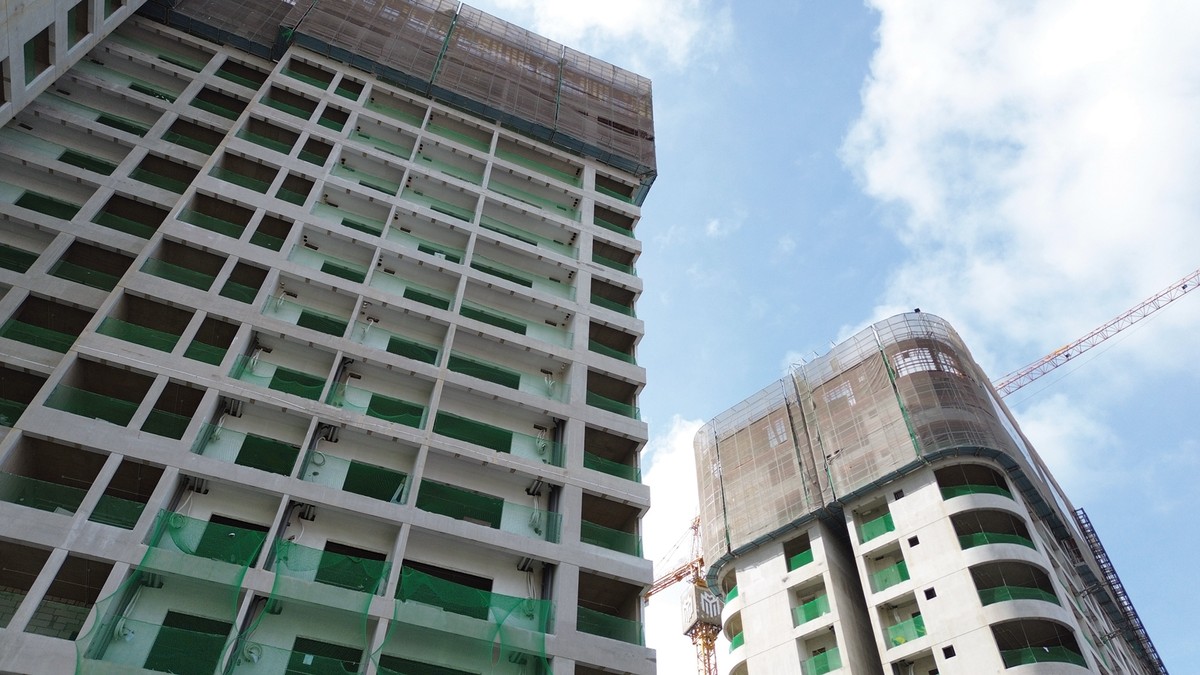 Nguồn cung căn hộ liên tục tăng thời gian gần đây, nhưng nhu cầu giao dịch lại suy giảm. Ảnh: Dũng Minh. Nguồn cung căn hộ liên tục tăng thời gian gần đây, nhưng nhu cầu giao dịch lại suy giảm. Ảnh: Dũng Minh.