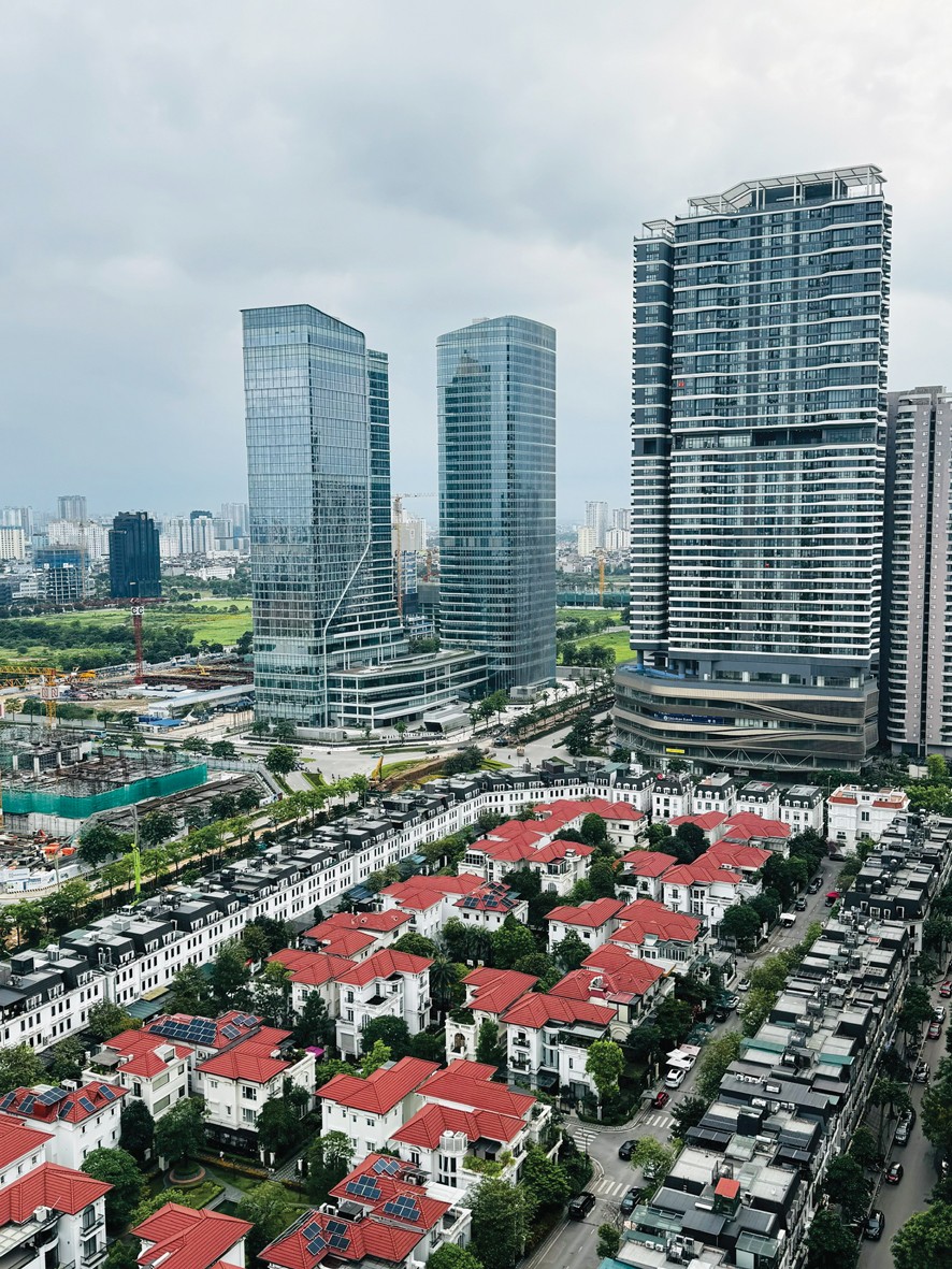 Nguồn cung văn phòng tại khu vực Tây Hồ Tây (Hà Nội) được bổ sung mạnh mẽ. Ảnh: Dũng Minh.