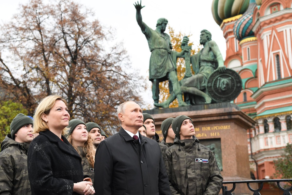 Hình ảnh ông Putin tại Moscow ngày thứ Tư (4/11) Hình ảnh ông Putin tại Moscow ngày thứ Tư (4/11)