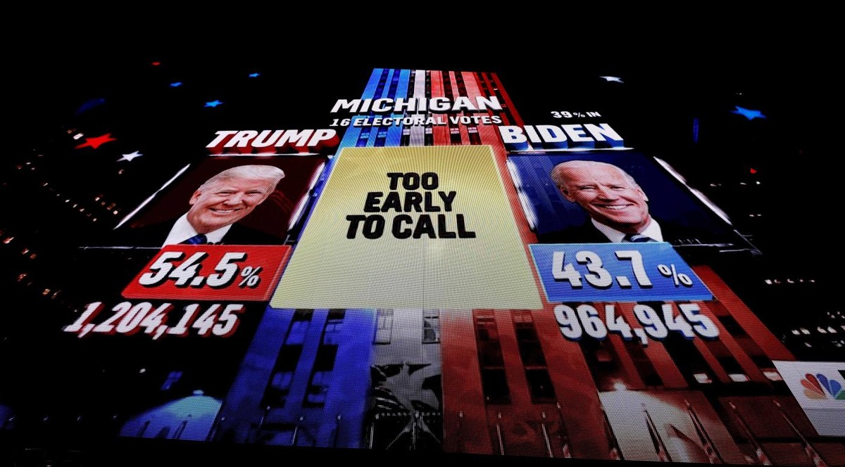 Cần thêm thời gian để có kết quả cuối cùng của cuộc bầu cử Tổng thống Mỹ Cần thêm thời gian để có kết quả cuối cùng của cuộc bầu cử Tổng thống Mỹ