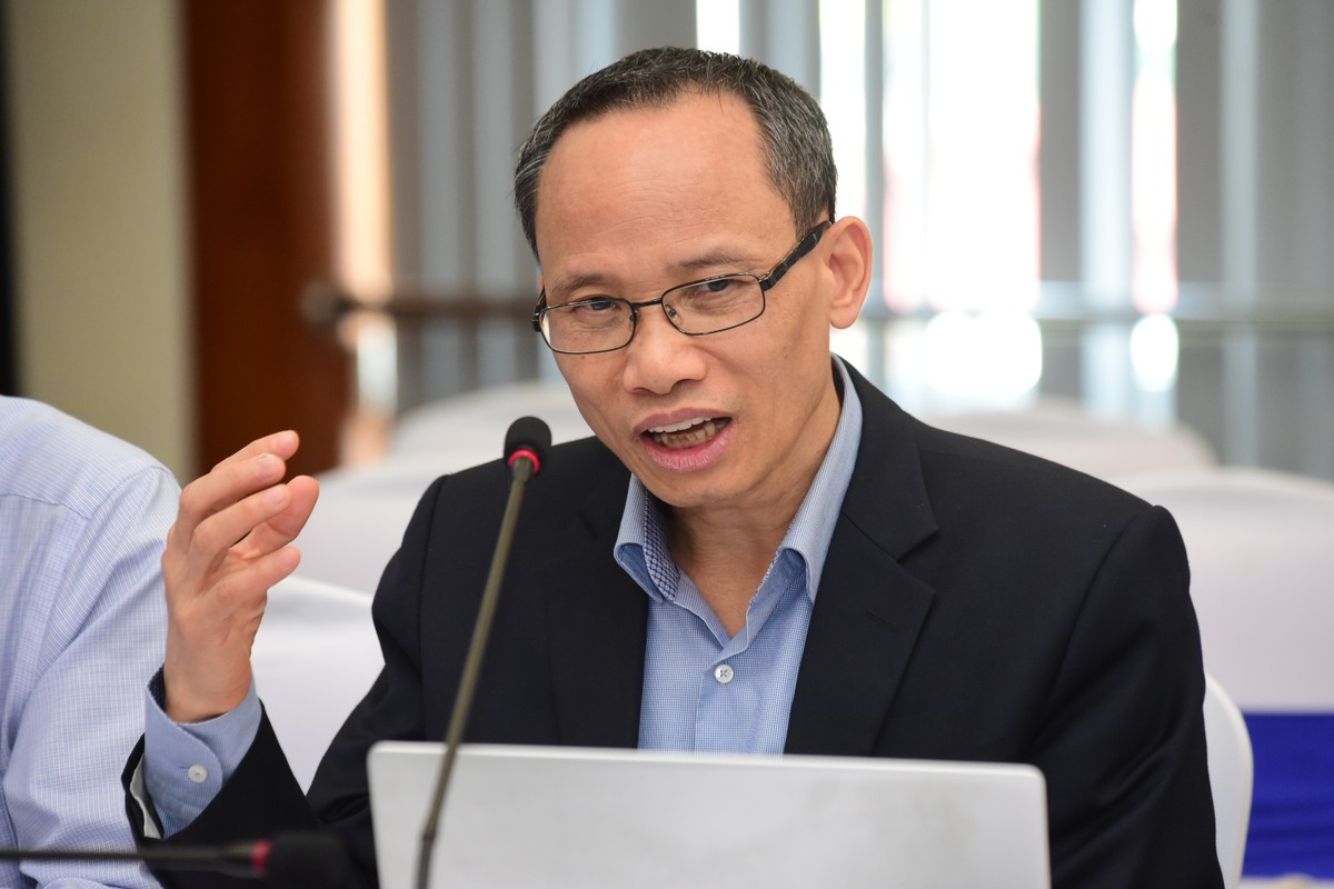 TS. Cấn Văn Lực, Thành viên Hội đồng Tư vấn Chính sách Tài chính - tiền tệ Quốc gia. Ảnh: Dũng Minh