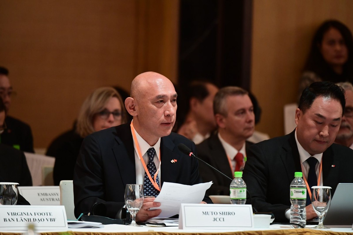 Phó Chủ tịch Hiệp hội Thương mại và Công nghiệp Nhật Bản (JCCI) Muto Shiro Phó Chủ tịch Hiệp hội Thương mại và Công nghiệp Nhật Bản (JCCI) Muto Shiro
