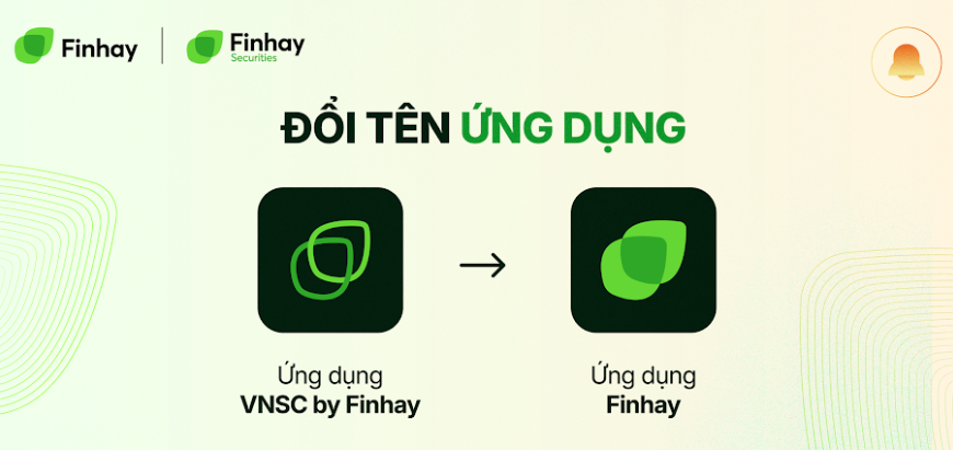 Ứng dụng VNSC by Finhay đổi tên thành ứng dụng Finhay
