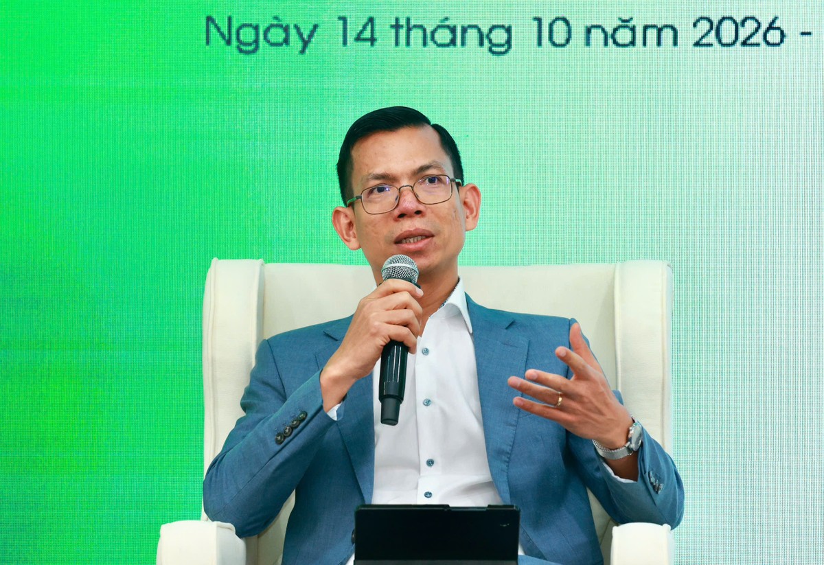 Ông Đặng Tài An Trang, Phó Tổng Giám đốc VNX phát biểu tại Hội thảo "Chính sách tín dụng và thị trường carbon: Khơi thông dòng vốn xanh”. Ảnh: Chí Cường Ông Đặng Tài An Trang, Phó Tổng Giám đốc VNX phát biểu tại Hội thảo "Chính sách tín dụng và thị trường carbon: Khơi thông dòng vốn xanh”. Ảnh: Chí Cường