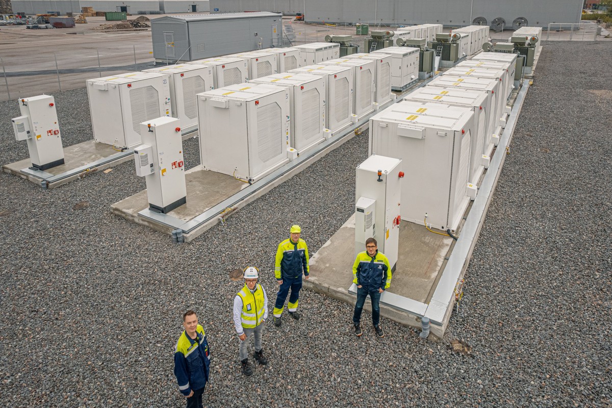 Cơ sở lưu trữ điện mô-đun do Siemens phát triển tại nhà máy của Sinebrychoff