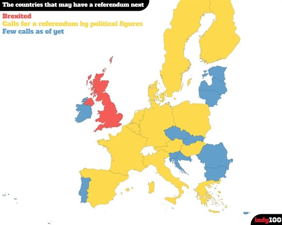 Nhiều quốc gia muốn nối gót Anh rời EU ảnh 1