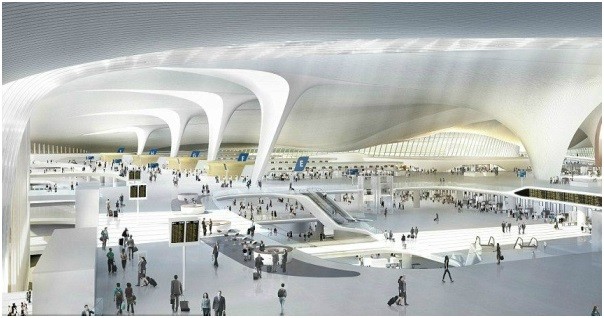 Chiêm ngưỡng sân bay lớn nhất thế giới mở cửa vào năm 2019 ảnh 3