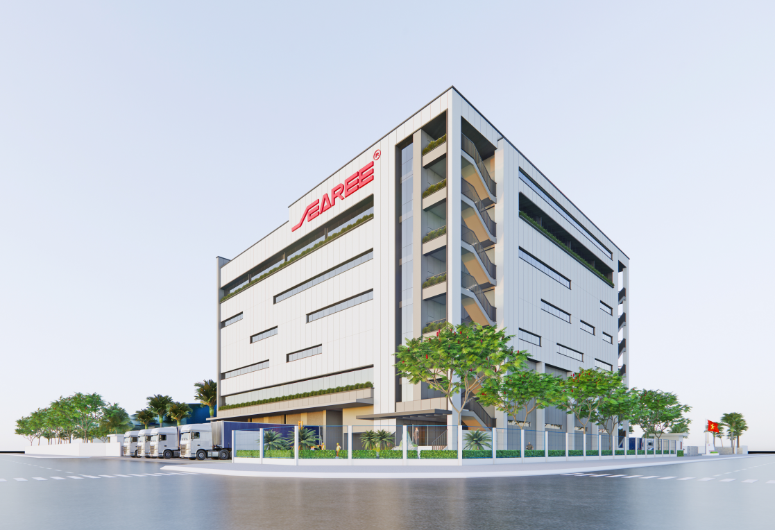 Tòa nhà phức hợp SIB (SEAREE INDUSTRIAL BUILDING) với quy mô 5 tầng nổi, 1 tầng bán hầm, tổng chiều cao 28m tại Khu công nghiệp Hòa Khánh, thành phố Đà Nẵng (KCN Hòa Khánh)