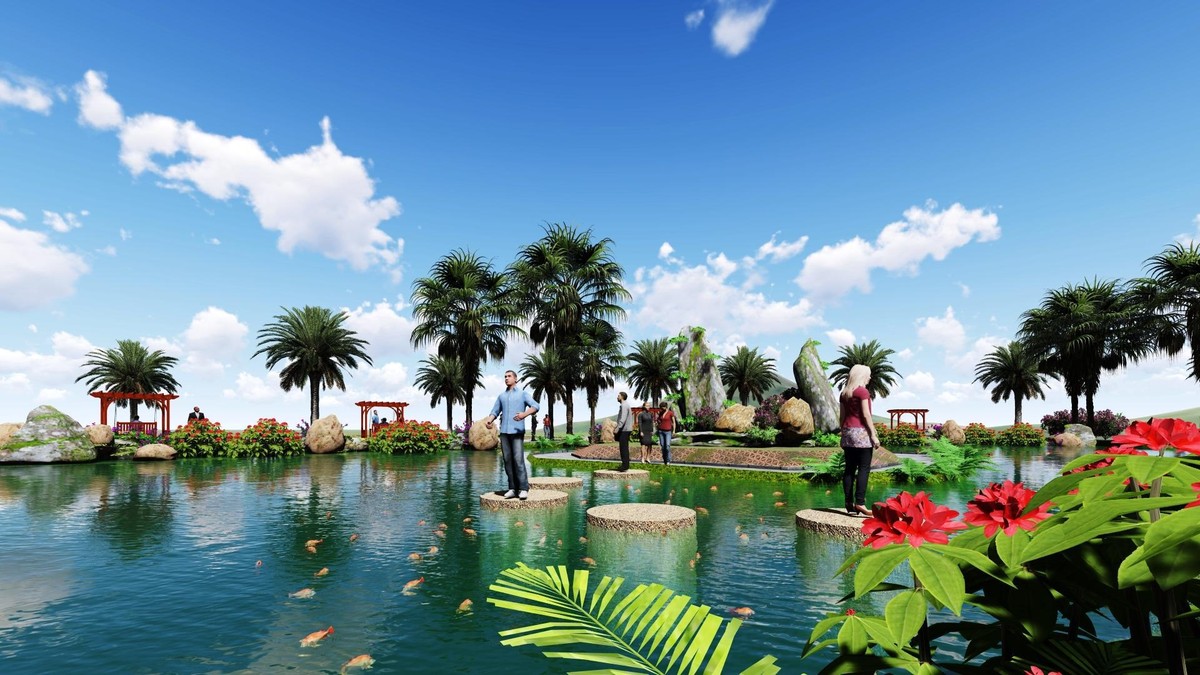 Nông trại điện mặt trời kết hợp du lịch sinh thái tiêu biểu của khu vực