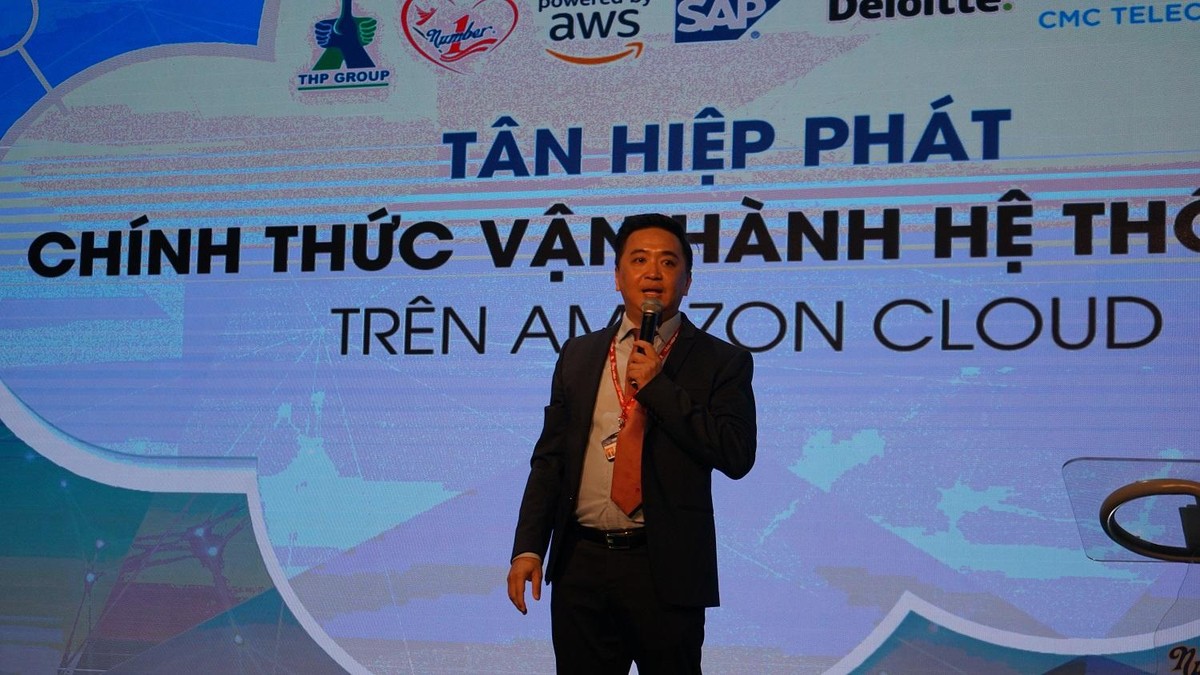 Ông Phạm Nguyễn Ngọc Tuấn, Giám đốc Công nghệ thông tin Tập đoàn Tân Hiệp Phát.