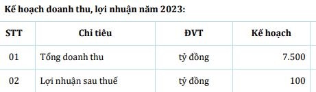 Kế hoạch kinh doanh năm 2023 của HBC.
