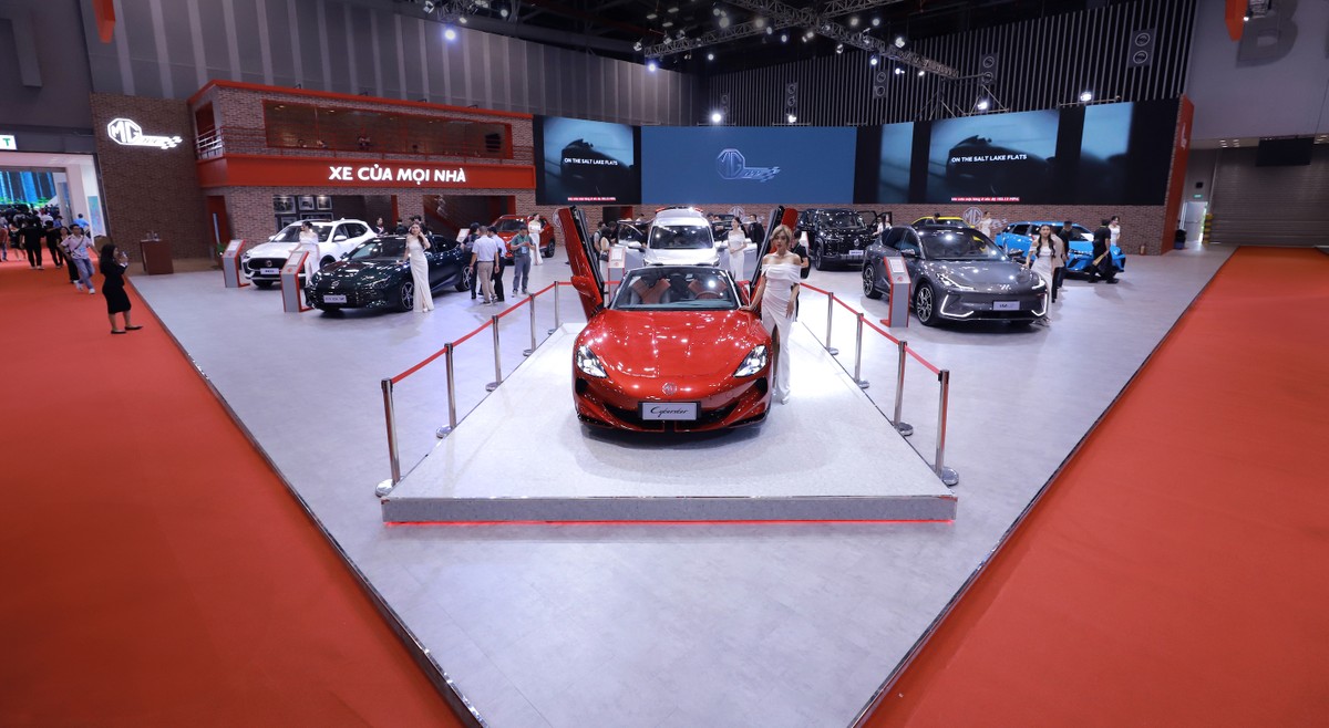 MG giới thiệu nhiều mẫu xe mới tại Triển lãm Việt Nam Motor Show 2024 trong đó có mẫu xe lần đầu ra mắt thị trường như G50.