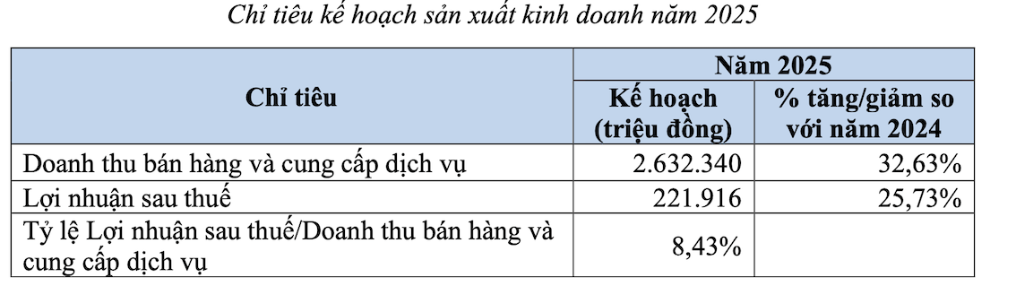 Kế hoạch kinh doanh năm 2025 của FIT