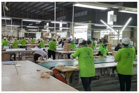 Hoạt động sản xuất tại Gỗ Đức Thành