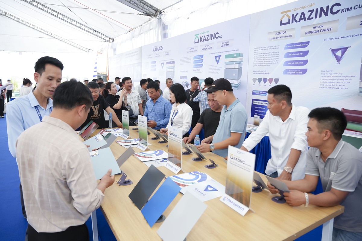 Dòng tôn cao cấp Kazinc do Poshaco làm chủ công nghệ thu hút sự quan tâm Dòng tôn cao cấp Kazinc do Poshaco làm chủ công nghệ thu hút sự quan tâm