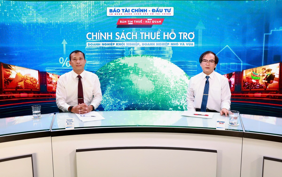 TS .Tô Hoài Nam, Phó Chủ tịch kiêm Tổng thư ký Hiệp hội Doanh nghiệp nhỏ và vừa (VINASME) tại tọa đàm “Chính sách thuế hỗ trợ doanh nghiệp nhỏ và vừa, doanh nghiệp khởi nghiệp” do Báo Tài chính- Đầu tư tổ chức.