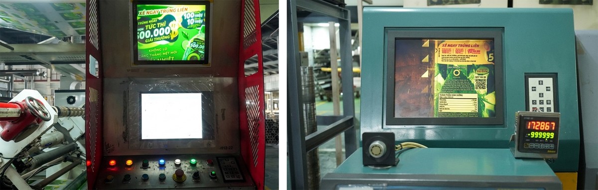 Hệ thống sản xuất và in mã vận hành tự động trên dây chuyền, nơi mỗi mã được tạo ra mà không có sự can thiệp của con người. Hệ thống sản xuất và in mã vận hành tự động trên dây chuyền, nơi mỗi mã được tạo ra mà không có sự can thiệp của con người.