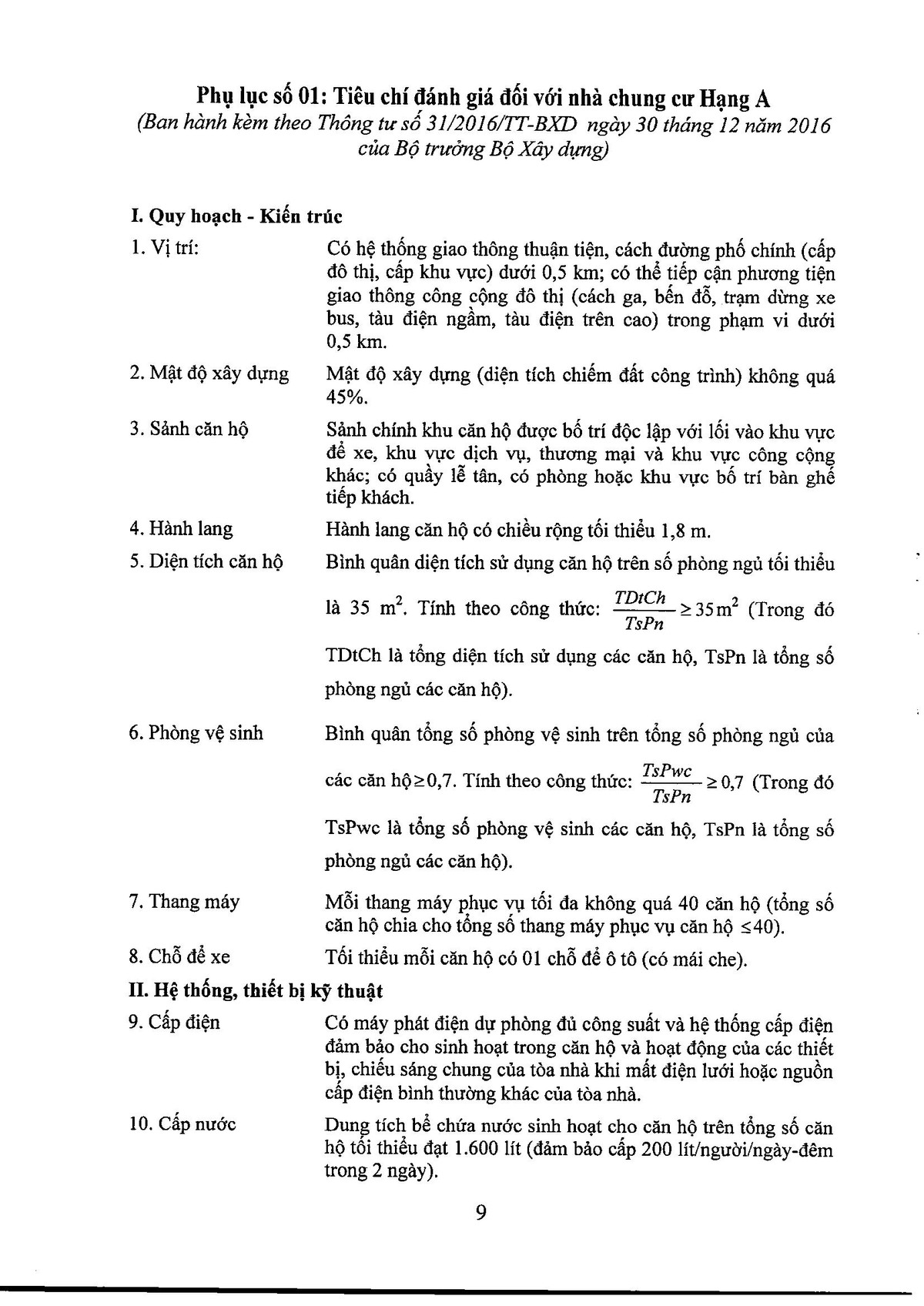 5 yêu cầu trong phân hạng và công nhận hạng đối với nhà chung cư ảnh 1