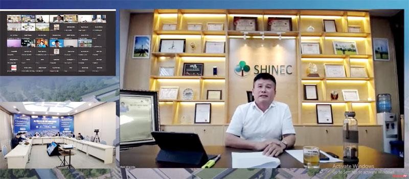 Ông Phạm Hồng Điệp, Chủ tịch HĐQT Cty CP Shinec, chủ đầu tư KCN Nam Cầu Kiền
