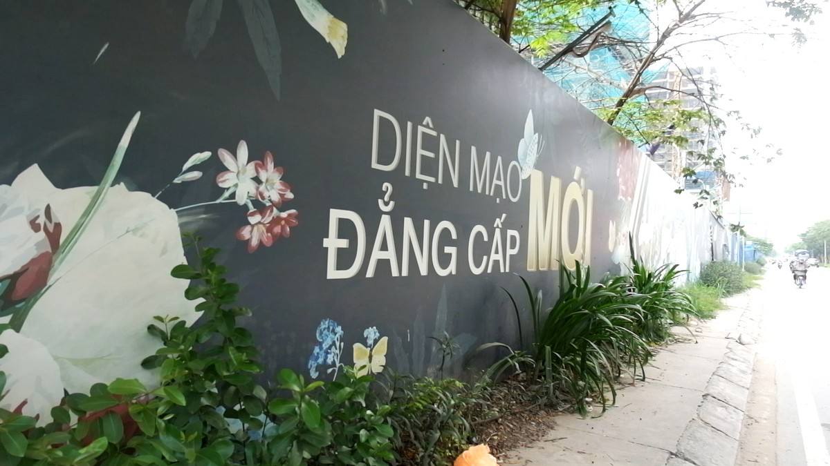 Dự án được xây dựng trên khu đất rộng 1,27ha với 1.300 căn hộ. Dự kiến sẽ tạo ra một diện mạo mới, đẳng cấp mới cho khu vực. (Ảnh: Việt Dũng)