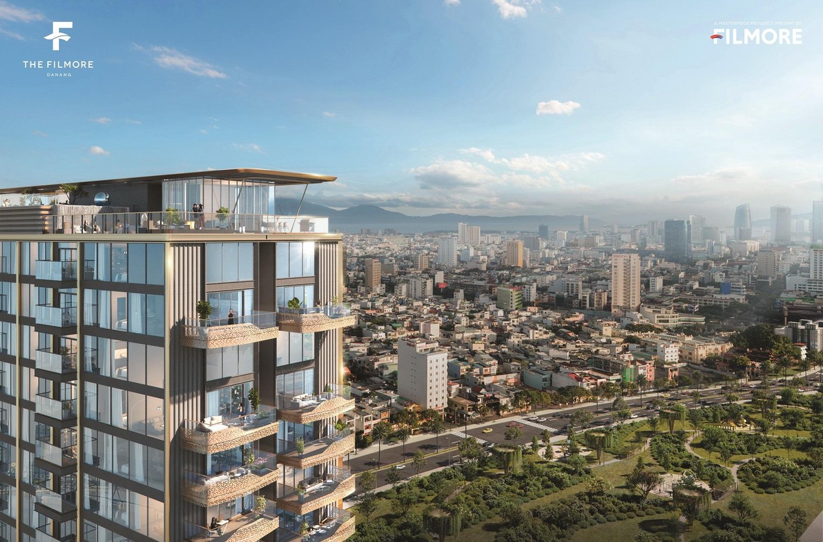 Không gian tại The Filmore Da Nang rộng mở tối đa và bao la với thiết kế cửa kính kịch trần sang trọng