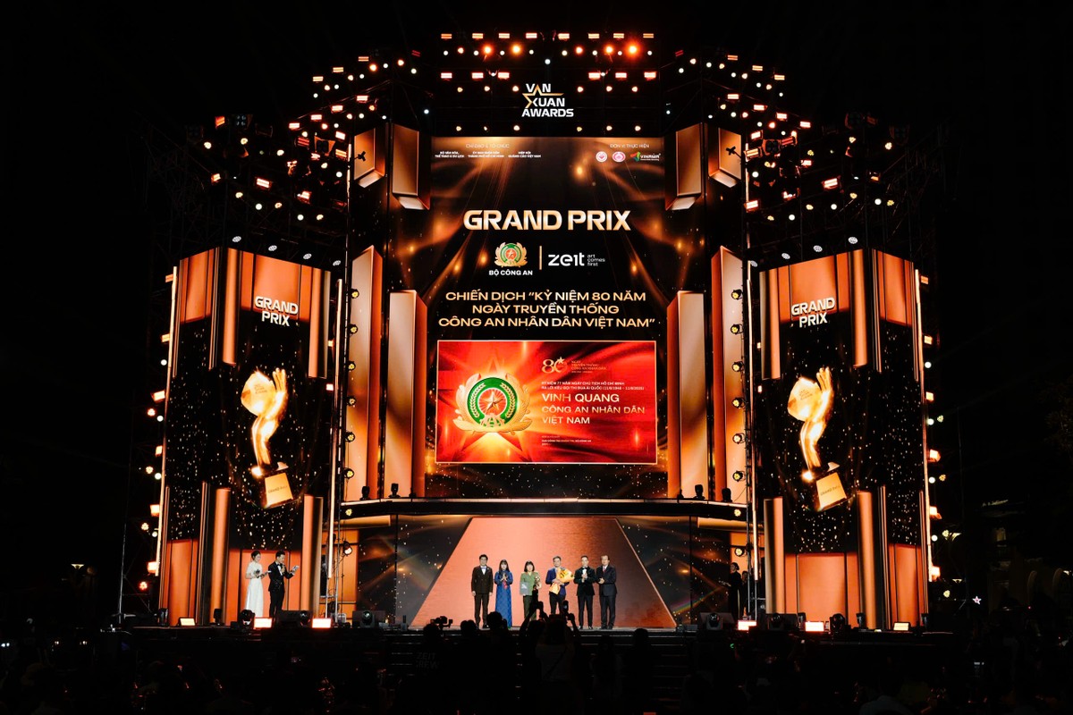 Hạng mục Grand Prix được trao cho “Chiến dịch kỷ niệm 80 năm Ngày truyền thống Công an Nhân dân Việt Nam.