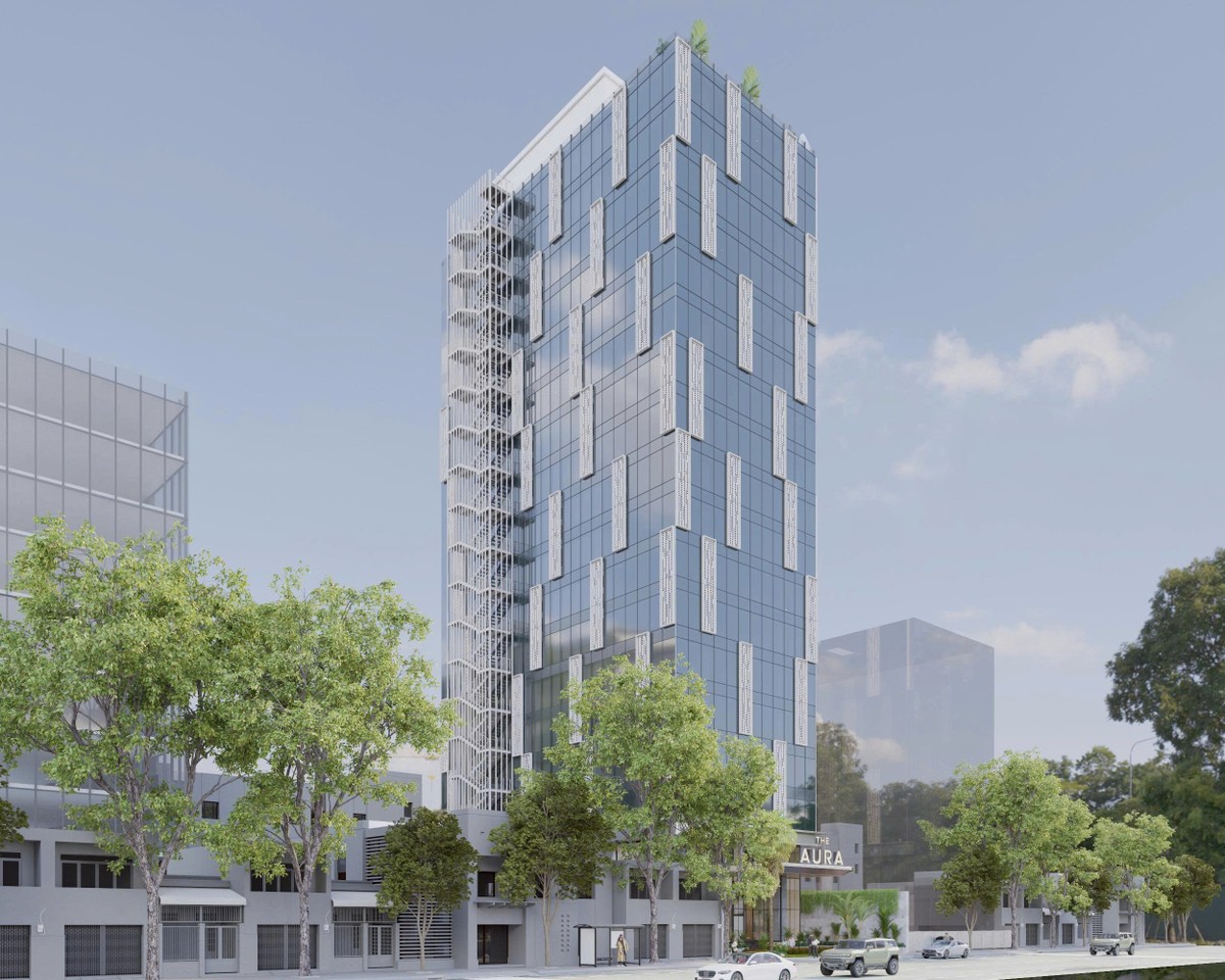 Phối cảnh dự án tòa nhà văn phòng The Aura.