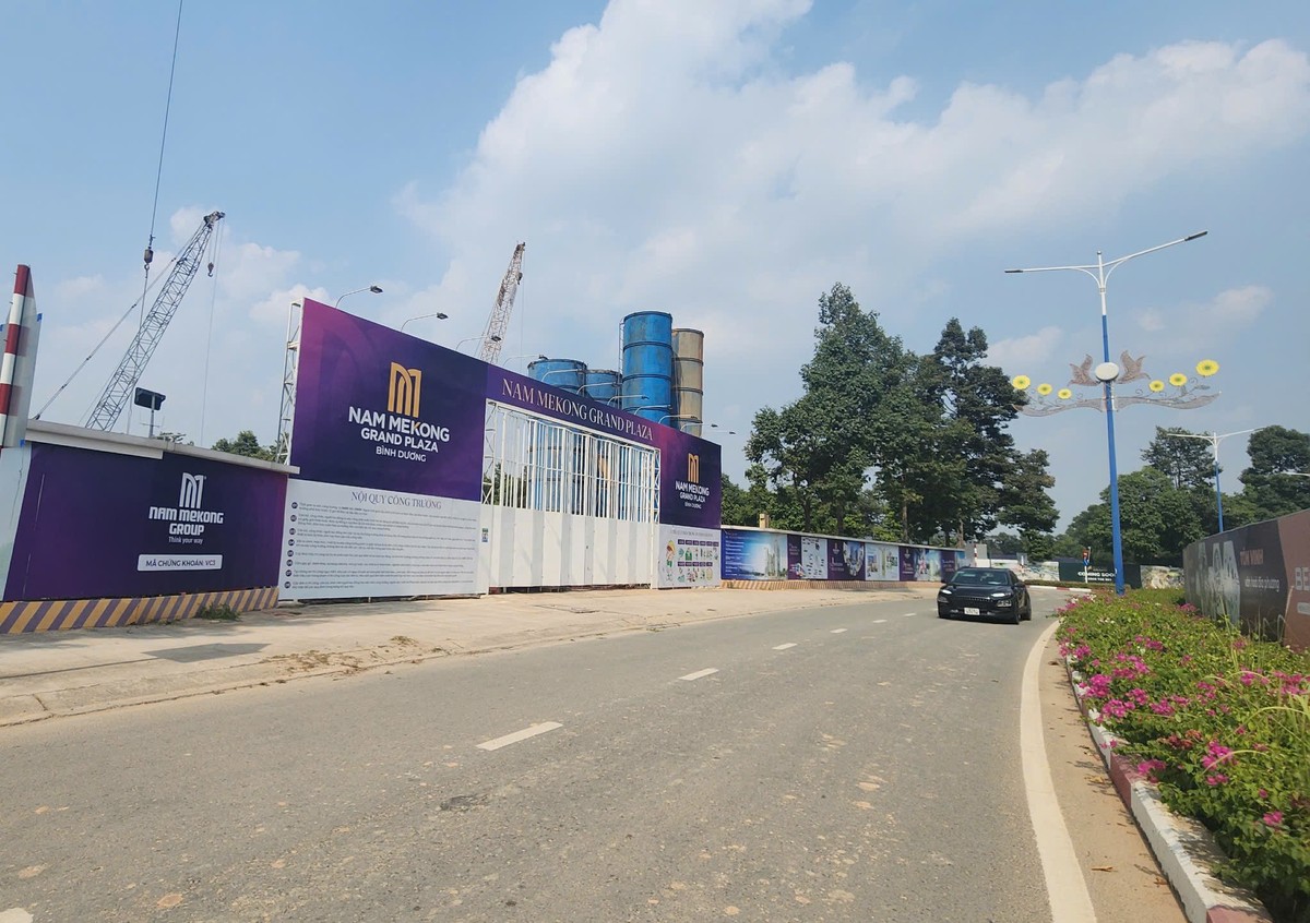 Dự án Nam Mekong Grand Plaza toạ lạc tại lô A4, phường Bình Dương, TP.HCM. (Ảnh: Việt Dũng)