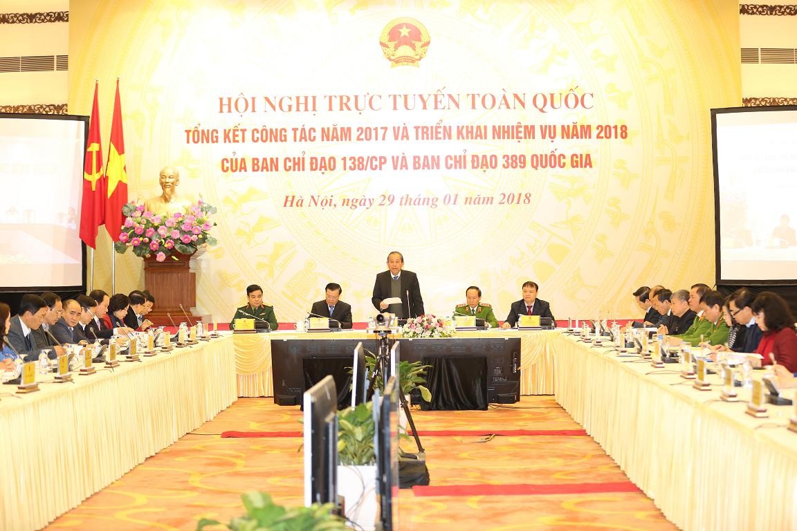 Hai Ban Chỉ đạo quốc gia triển khai nhiệm vụ năm 2018 ảnh 1
