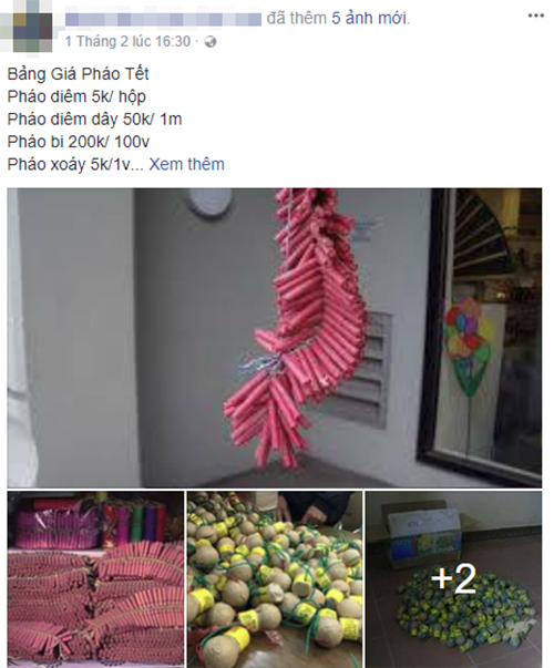 Tiền giả, pháo lậu rao bán tràn lan trên mạng dịp cận Tết ảnh 1