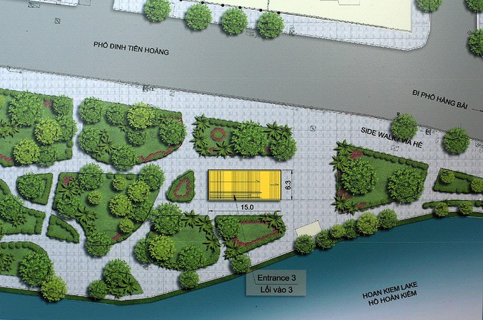 Hà Nội trưng bày phối cảnh ga tàu điện ngầm cạnh Hồ Gươm ảnh 11