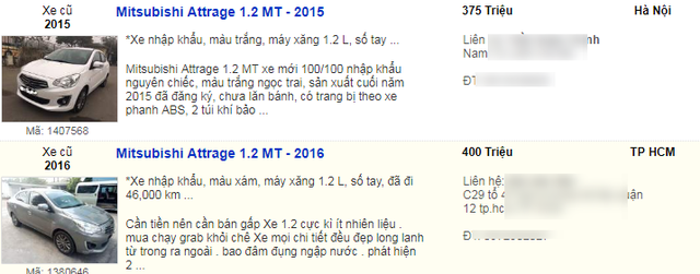 Xe mới hạ giá, xe cũ đời 2016 giá dưới 400 triệu đồng bán tràn ngập ảnh 1