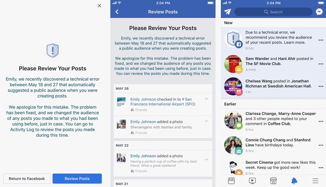 Hàng chục triệu status trên Facebook 'vô tình' bị chuyển sang public ảnh 1