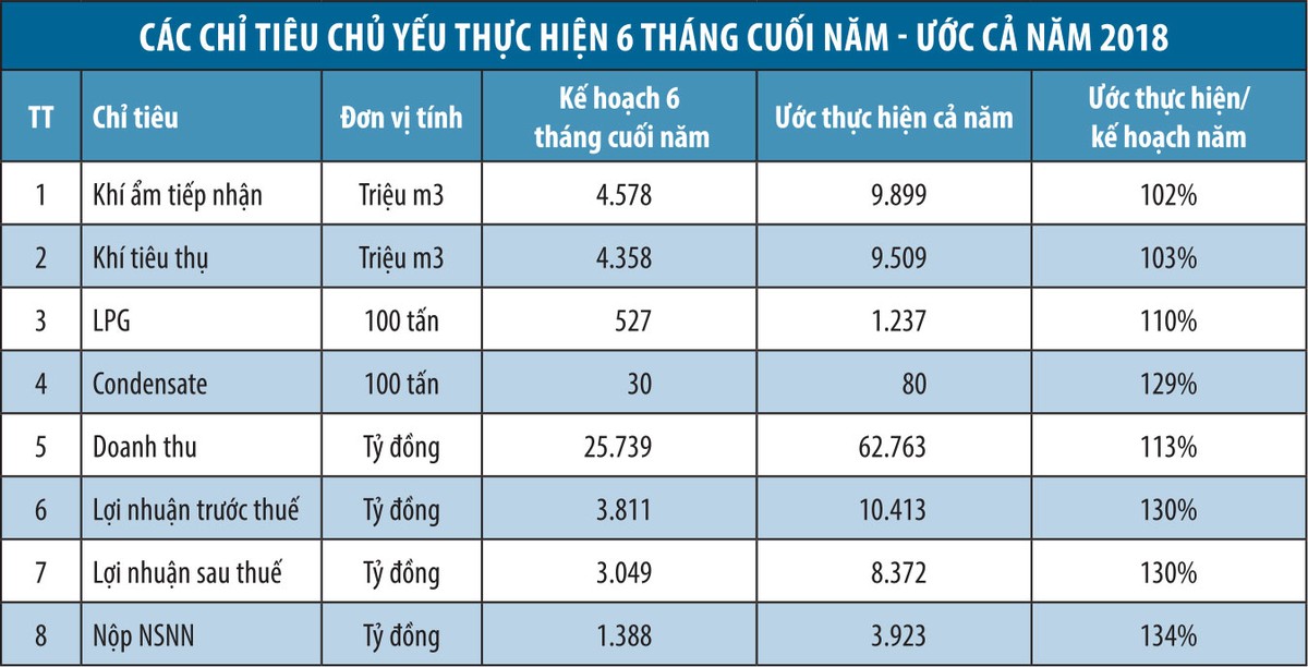Tổng công ty Khí Việt Nam: Lợi nhuận tiếp tục tích cực trong nửa cuối năm ảnh 1