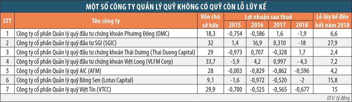 Bi bét các công ty quỹ không có quỹ  ảnh 1