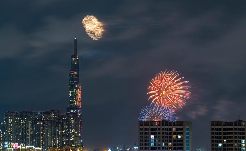 15 phút pháo hoa mừng Quốc khánh 2/9 tại TP.HCM ảnh 5