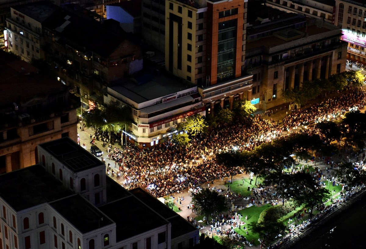 15 phút pháo hoa mừng Quốc khánh 2/9 tại TP.HCM ảnh 7