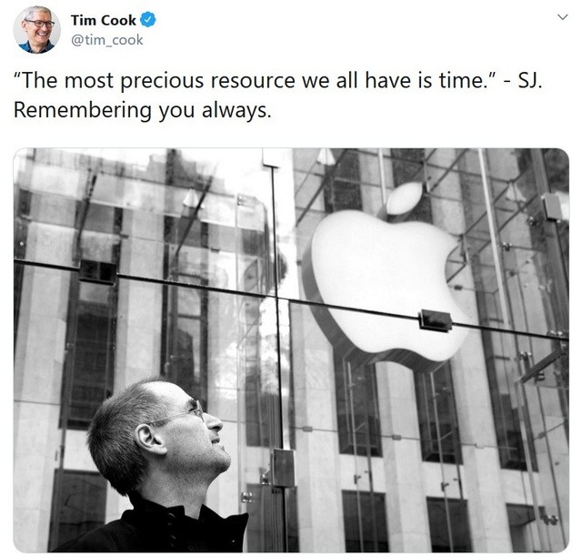 CEO Apple gửi lời tri ân “phù thủy” Steve Jobs nhân 8 năm ngày mất của ông ảnh 1