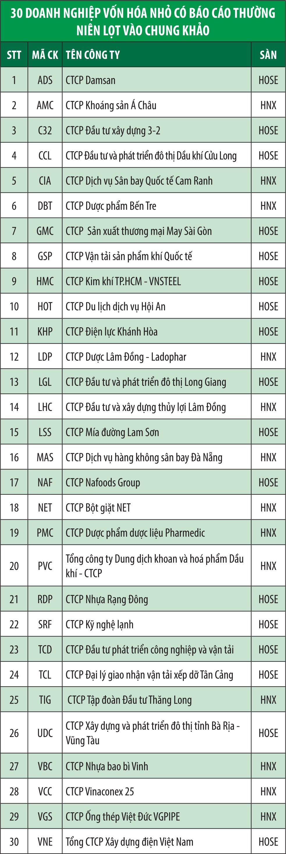 Công bố các doanh nghiệp vào chung khảo Cuộc bình chọn Doanh nghiệp niêm yết 2019 ảnh 3