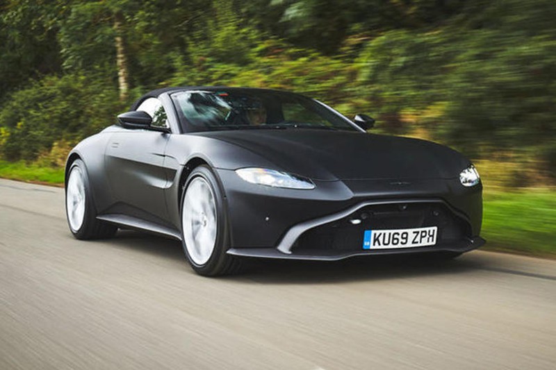 Aston Martin Vantage mui trần lộ những hình ảnh đầu tiên ảnh 1